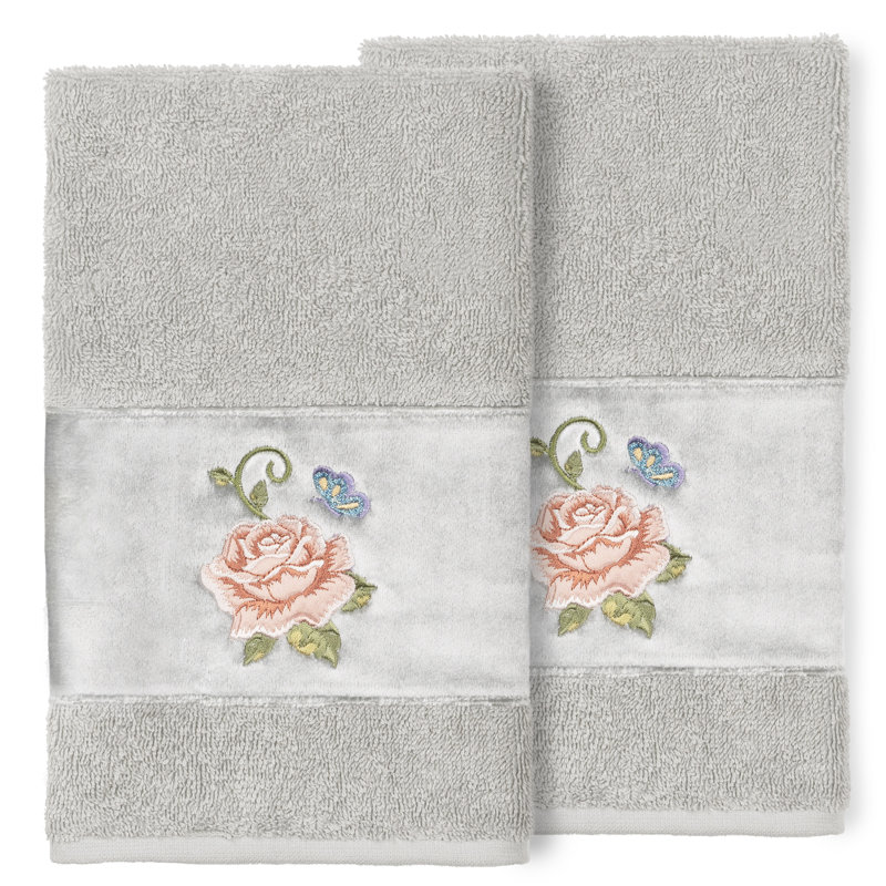 Mckim Turkish Cotton Hand Towel, Light Gray