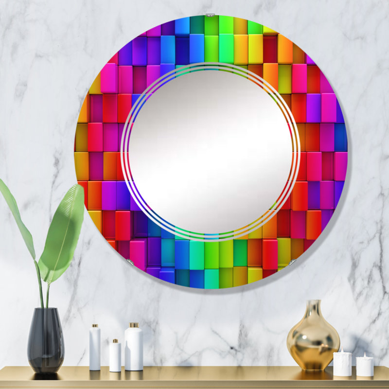 Circle Mirror, 32" x 32"