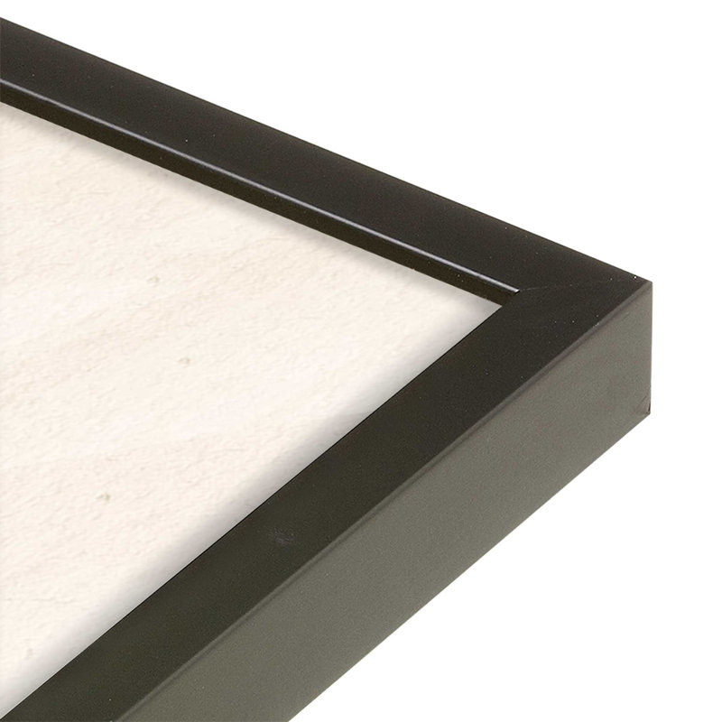 Ensemble de 2 pièces 2 pièces "Sunrise, Cadre noir satiné, H 11 po x l 9 po