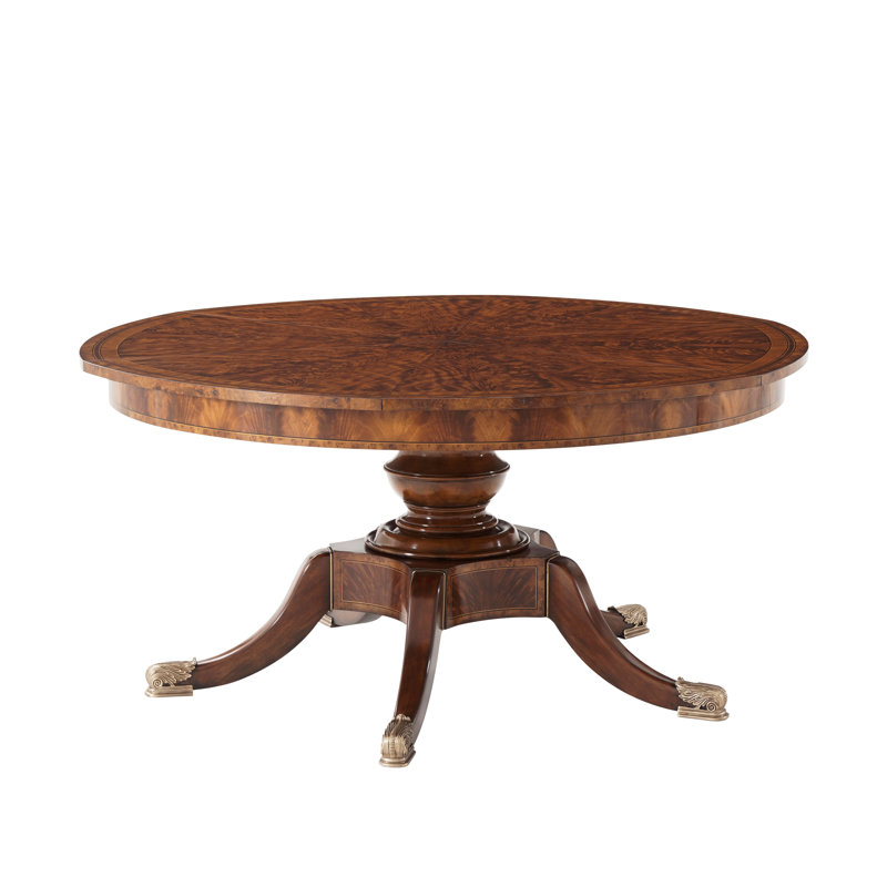 Althorp Living History Round Mahogany Wood Dining Table