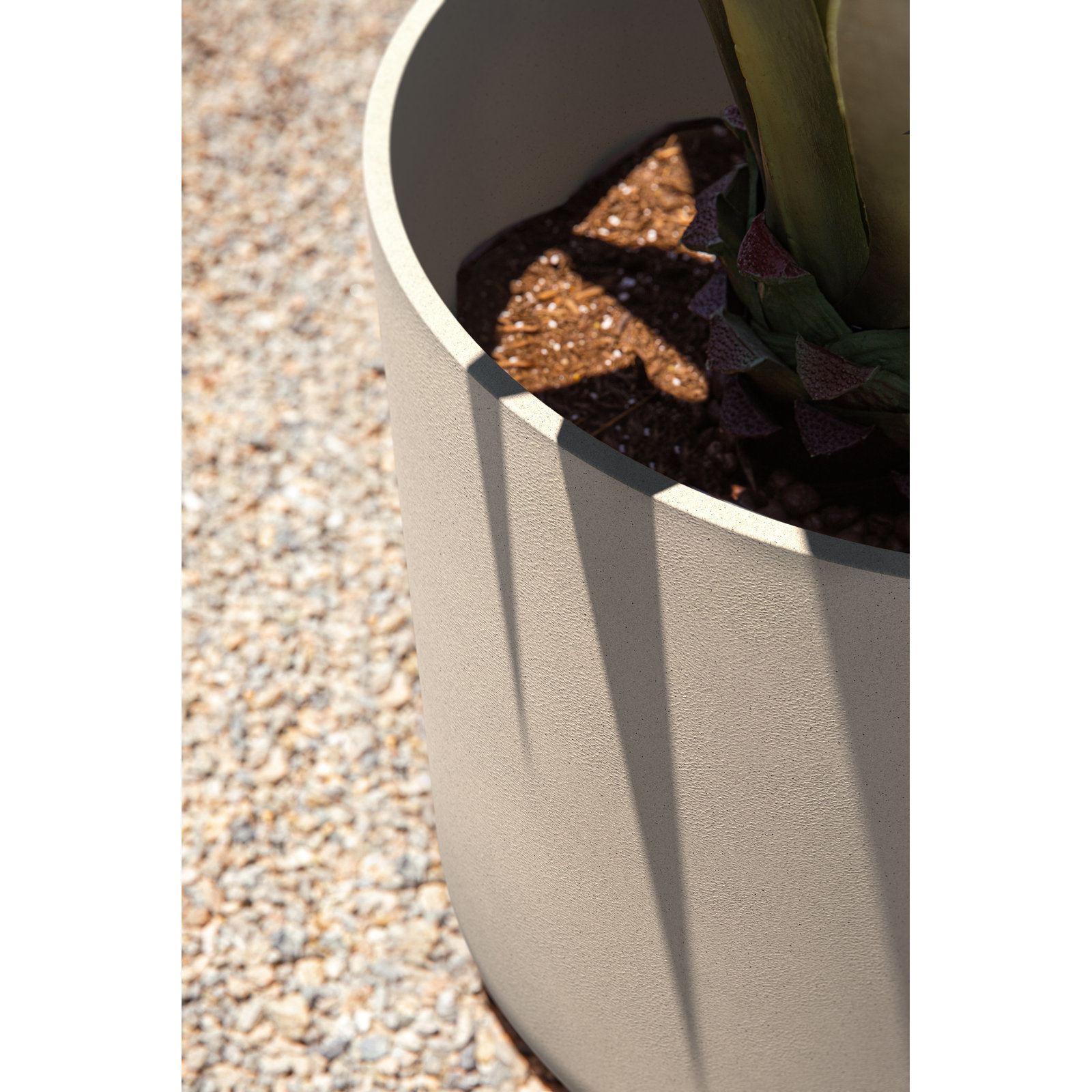 Pure Series Planter, 1, 19.75" H x 18.5" W x 18.5" D, Sand