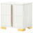Jeremiah White 2-Drawer Nightstand