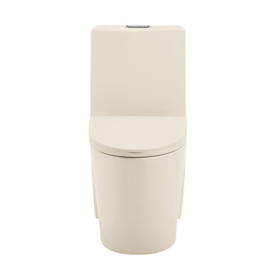 St. Tropez One Piece Elongated Toilet Dual Vortex Flush 1.6 GPF