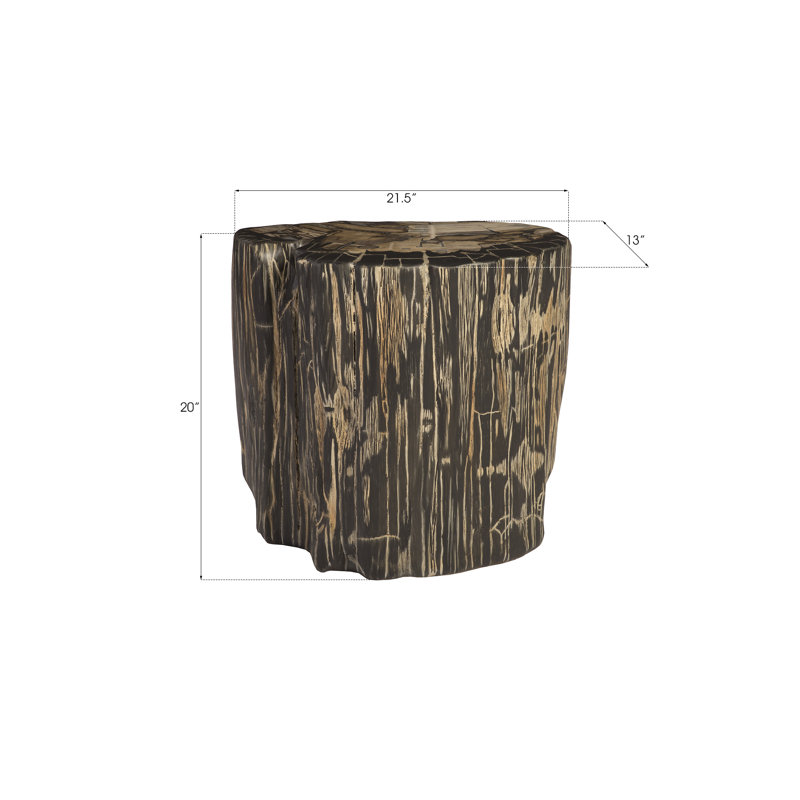 Cast Naturals Petrified Accent Stool