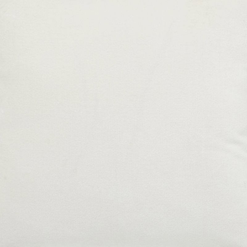 Housse de coussin décorative 100 % velours de coton avec fermeture éclair, ensemble de 2, Carré H 22 po x l 22 po