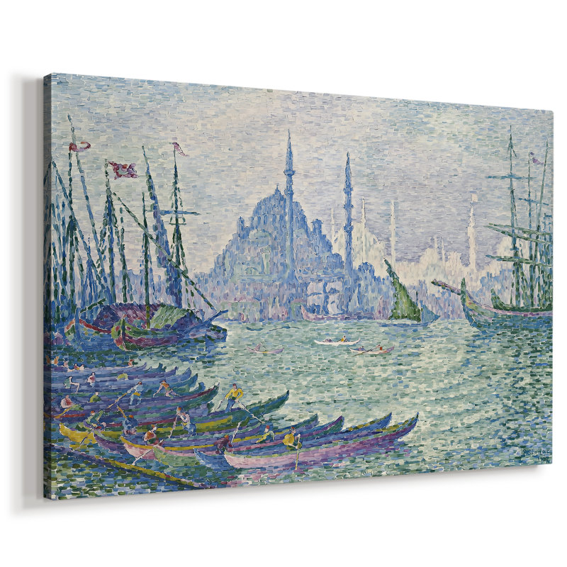 Constantinople (Yeni-djami) - Paul Signac - Toile tendue avec châssis - 1909, 32 x 48