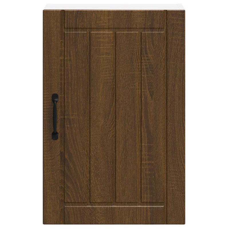 Tamini Standard Wall Cabinet, brown oak, 60cm H x 40cm W x 31cm D