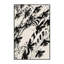 Tapis beige moelleux moelleux moelleux moderne à motif abeille - noir-1977081514
