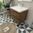 Cavaliere Single Bathroom Vanity with Acrylic Top-203748378