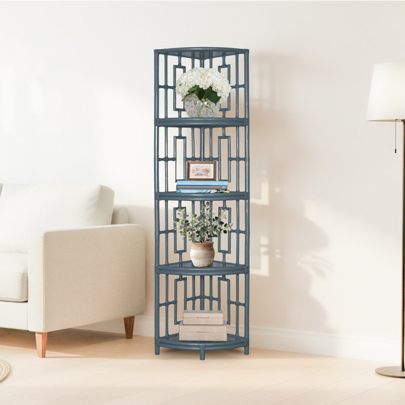 Manley Corner Bookcase, Natural
