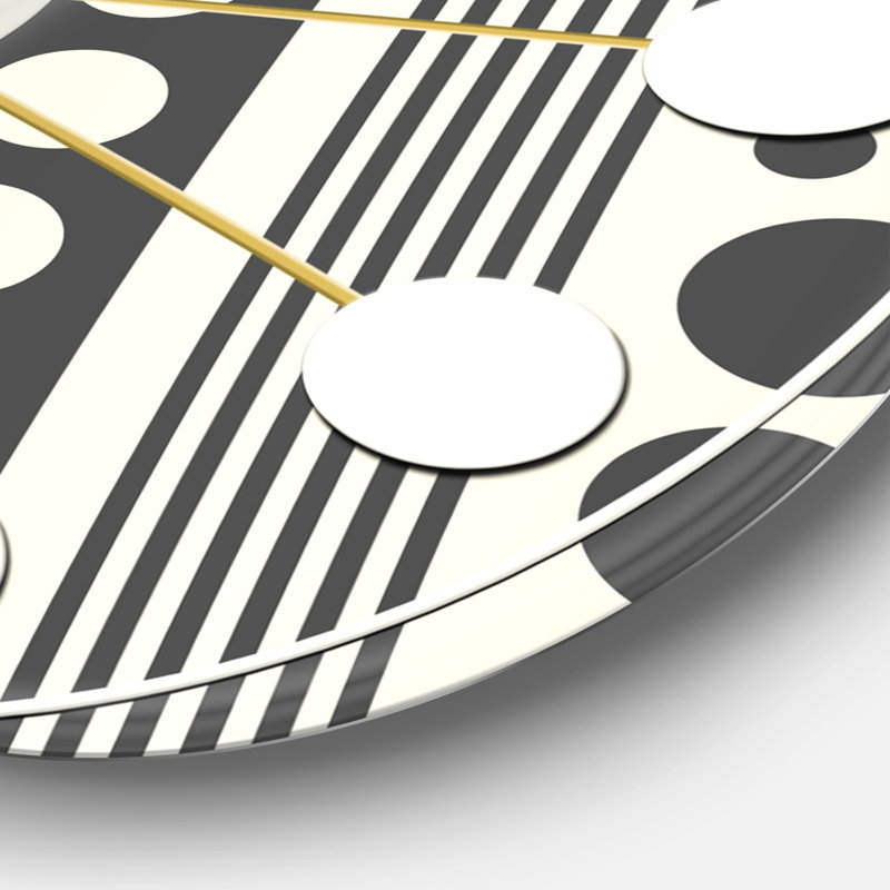 Horloge murale rétro Mid-Century, Grand