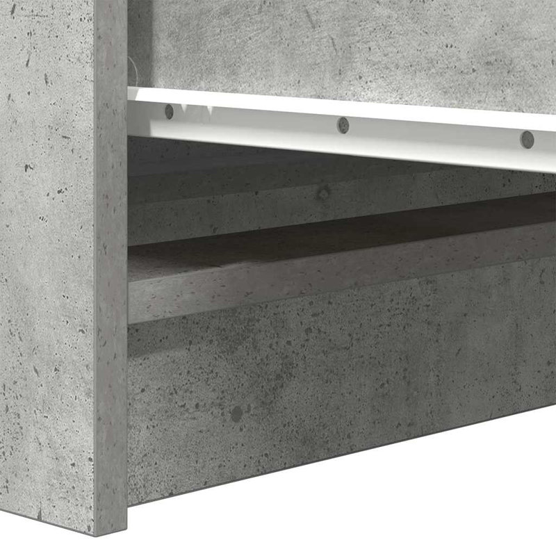 Sideboard 100X35x99 Cm Engineered Wood, Concrete Grey