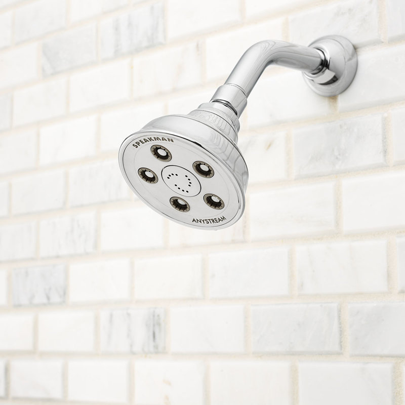 Tête de douche Caspian, Chrome poli