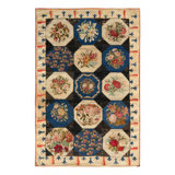 One-of-a-Kind Rectangle 4'6" X 7' Hand Knotted Area Rug