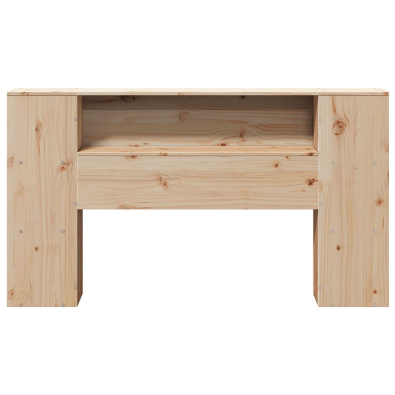 Solid Wood Headboard, Double (4'6), Natural