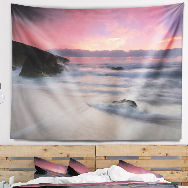Tapisserie Cascais de la plage de Seascho, H 50 po x l 60 po
