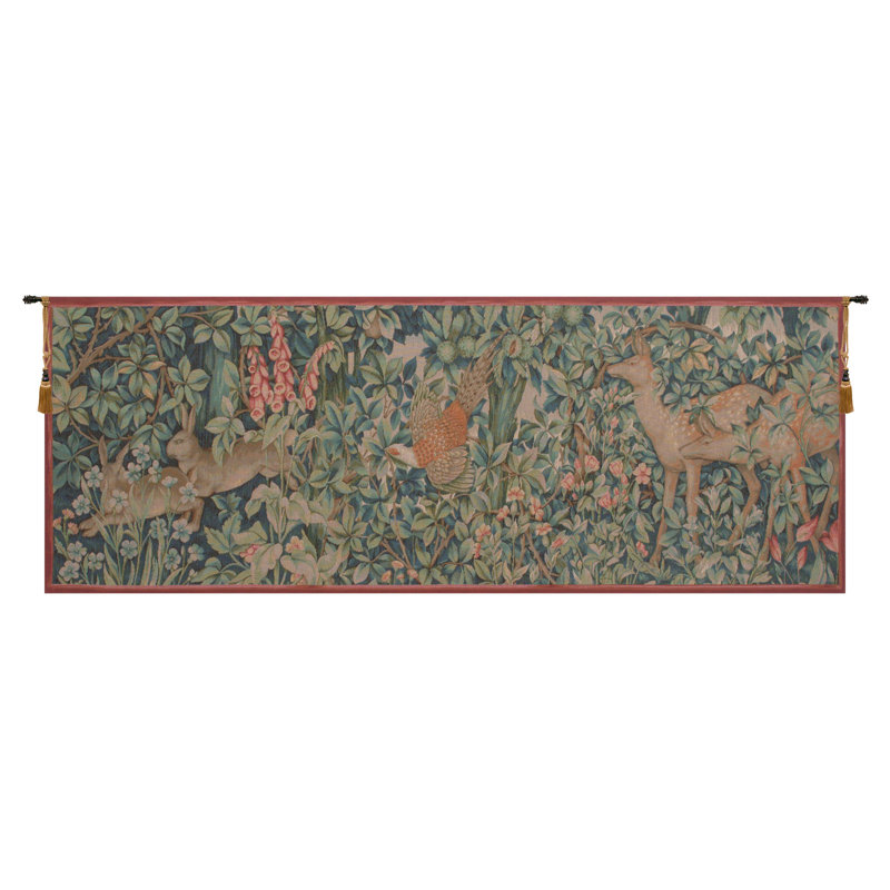 Loom Woven Cotton Blend Wall Hanging, 29" H x 79" W