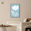Décoration murale blanche à motif floral sur toile par Art Remedy, cadre noir, 30 x 45-363860558-363860561