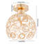 Crystal Semi Flush Mount