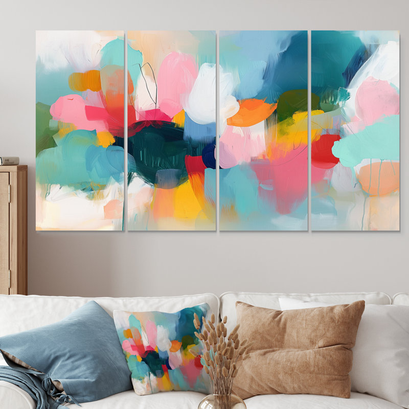 Corlin - Minimalisme, ensemble d'art mural sur toile, H 32 po x l 64 po