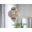 Khalili 1 - Light Silver Crystal Pendant