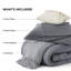 Lits dans un sac, ensemble de lit avec édredon, taies décoratives, coussin décoratif, couverture en chenille-110189456-110189458