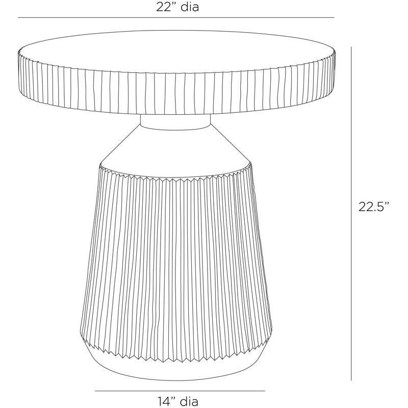 Outdoor Round Side Table