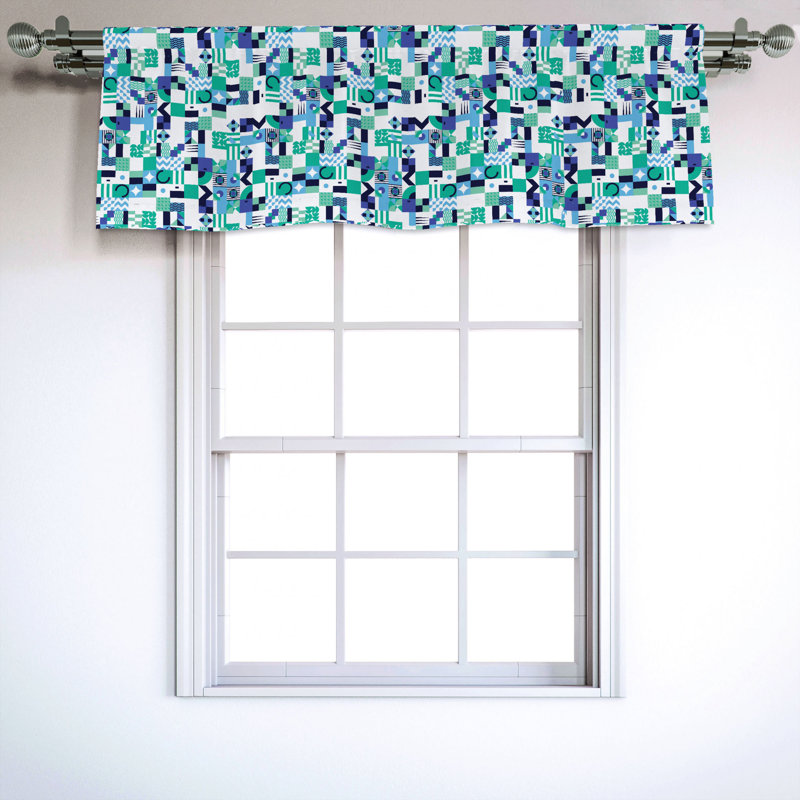 Sateen Ruffled Window Valance