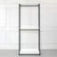 32" Walk-In Closet: Metal Frame, One Shelf, Deep Storage, To Water, Heat, Stains, Scratches Closet With - For Bedroom
