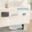 Canapé-lit moderne de 80 pouces, canapé en velours avec dossier réglable pour studio, appartement, bureau, petit espace, salon compact-765400693
