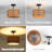 Aakruti Rattan Semi Flush Mount