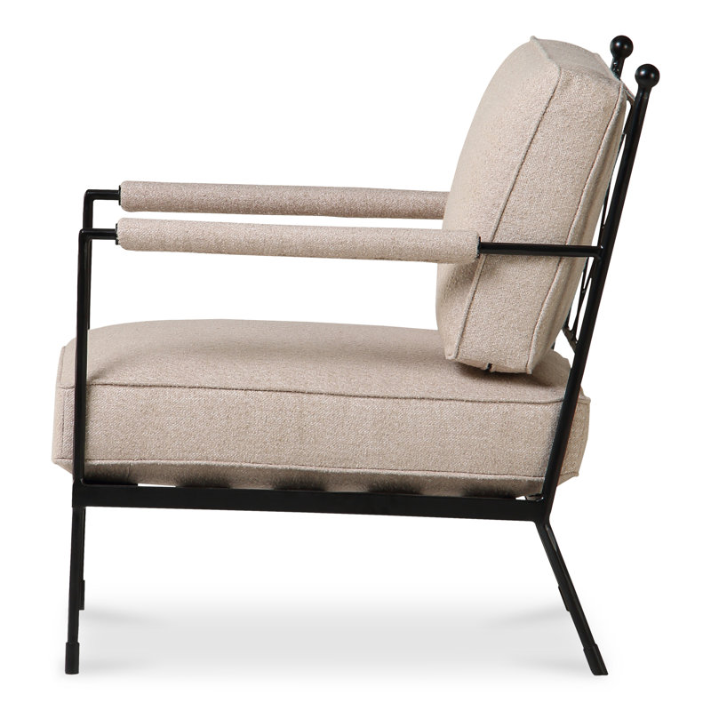 Vecchia Accent Chair Terracotta, Beige