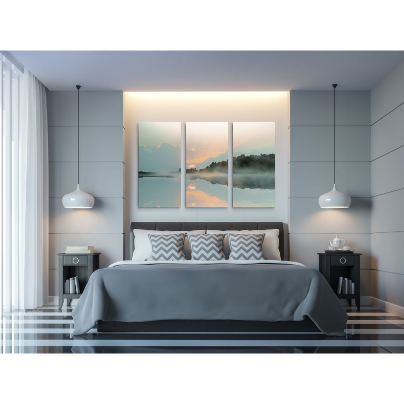 " Sunset Cove " 3 - Pieces, 40" H x 60" W x 1.5" D