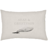 Seas And Greetings Indoor/Outdoor Reversible Throw Pillow