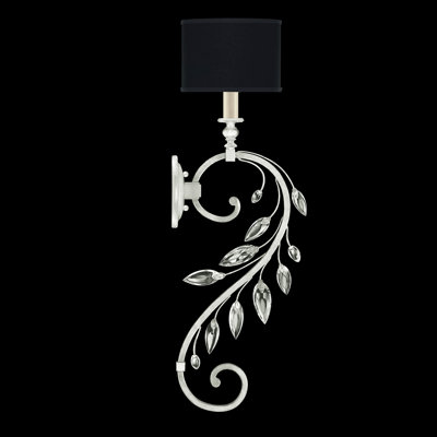 Crystal Laurel 1 - Light Armed Sconce