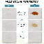 Tapis de cuisine géométrique en marbre blanc, ultra-absorbant, pour machine à café et plan de travail. Tapis antidérapant pour égoutter la vaisselle et sécher rapidement. Dimensions : 51 x 81 cm.-99227004