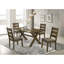 Carbon Knotty Nutmeg Rectangular Dining Table