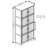 72.4" Tall Storage Cabinet With 8 Doors & 4 Shelves - Freestanding Organizer For Living Room, Kitchen, Dining Room, Office | Elegant Solid Color Design With Line Details-1101279852