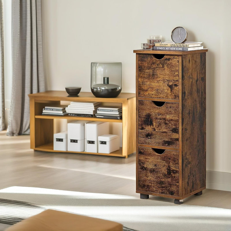 Oarryn Display Cabinet Sideboard Storage Bookcase Shelf Living Room Furniture Rustic