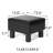 Okan Faux Leather Ottoman-1209861487