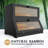 Bread Box For Kitchen Countertop: Bamboo Bread Storage Container For Homemade Bread, 2 Layer Breadbox, Large Bread Keeper Holder, Black