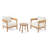 Acacia 2 - Person Patio Conversation Set with Cushions