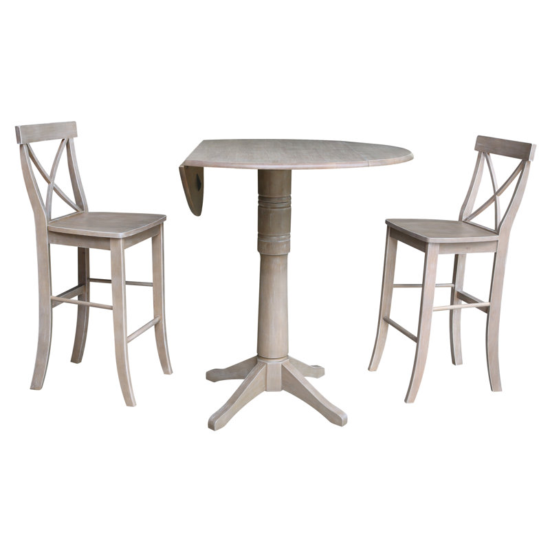 Ensemble de salle à manger Aracelys, Taupe-gris délavé