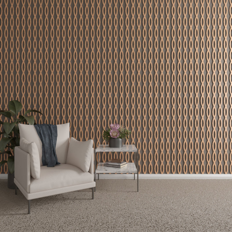 Rakaia Cherry Wood Decorative Slat Wall Panel Kit