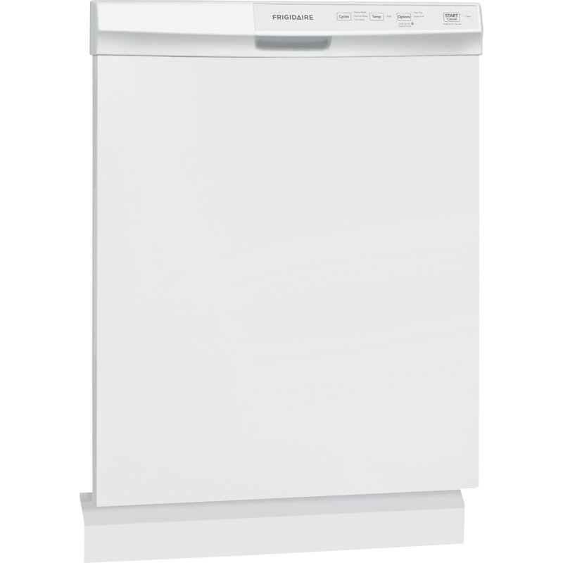 Frigidaire 24" 60 dBA Built-in Digital Control Dishwasher, White