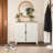 Malyha Louvered 12 Pairs Shoe Cabinet with Shelves-7079419