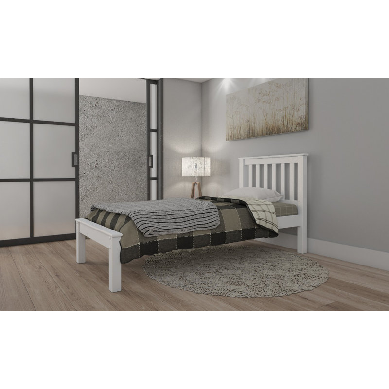 Rhoads Solid Wood Bed, Single (3'), White