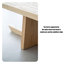Table basse rectangulaire en bois massif-112215164-112215162