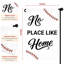 Baseball Party Favors - Drapeau de jardin de baseball | Drapeau à double face No Place Like Home | Articles de décoration de fête à thème pour le jardin
