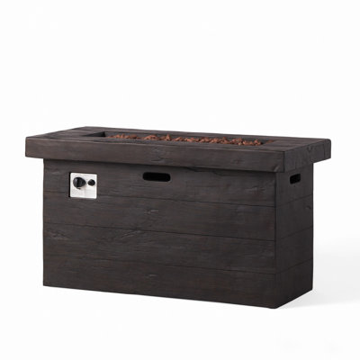 Custer Rectangular Mgo Fire Pit - 50,000 Btu